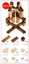 Brand Children Wooden Marble Runs Block Toy - toyestore
